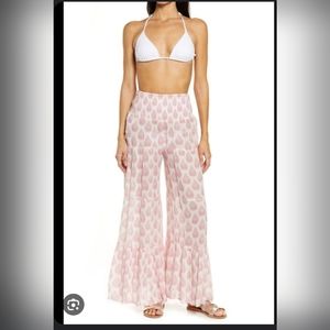 Elan Wide leg Ruffle Beach Pants NWT Size Medium
